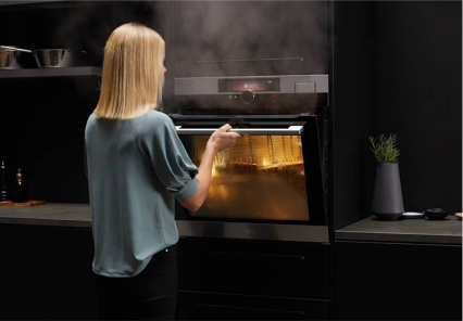 Keuken op maat van Kovera met ingebouwde stoomoven